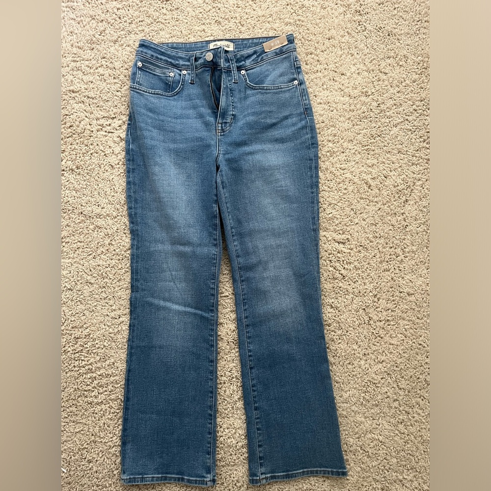 Madewell kick out crop Jean
